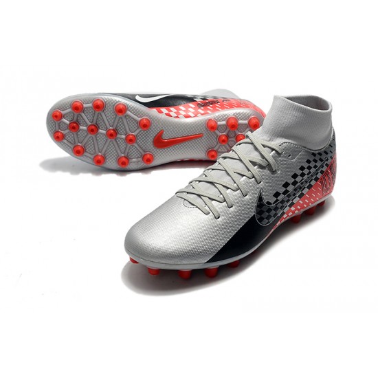 Kopačky Nike Superfly 7 Academy CR7 AG Stříbro Černá Červené 39-45