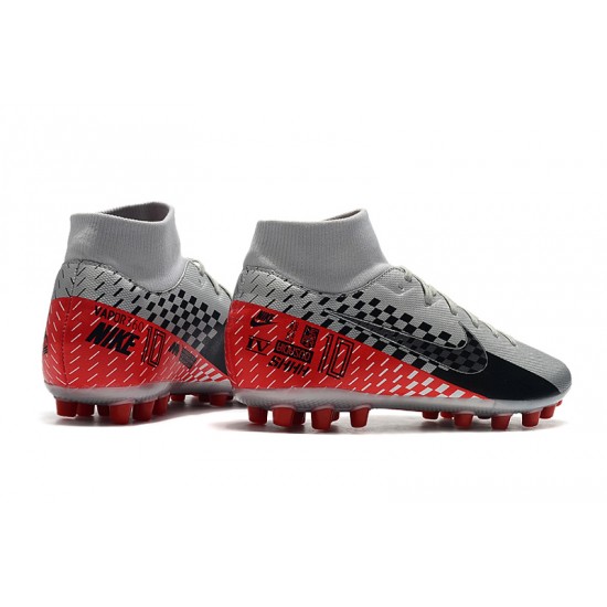 Kopačky Nike Superfly 7 Academy CR7 AG Stříbro Černá Červené 39-45