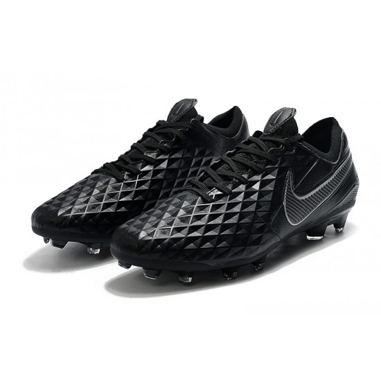 Kopačky Nike Tiempo Legend 8 Elite FG Černá Stříbro 39-45