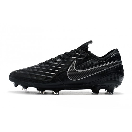 Kopačky Nike Tiempo Legend 8 Elite FG Černá Stříbro 39-45