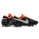 Kopačky Nike Tiempo Legend 8 Elite FG Černá Stříbro oranžový 39-45