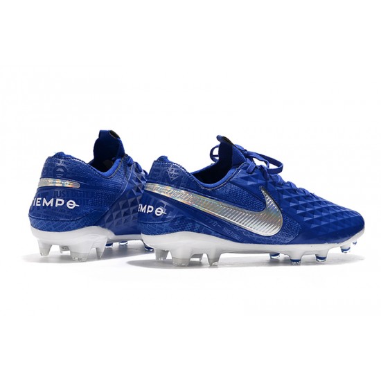 Kopačky Nike Tiempo Legend 8 Elite FG Modrý Stříbro 39-45