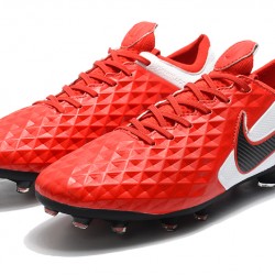 Kopačky Nike Tiempo Legend 8 Elite FG Červené Bílá Černá 39-45