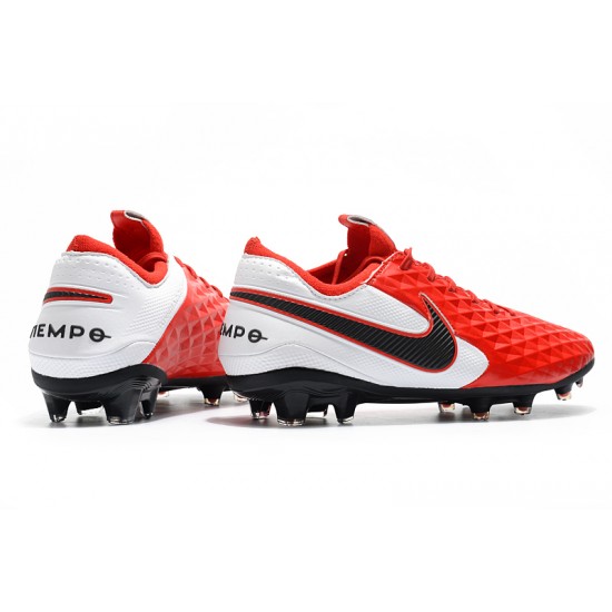 Kopačky Nike Tiempo Legend 8 Elite FG Červené Bílá Černá 39-45