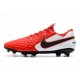 Kopačky Nike Tiempo Legend 8 Elite FG Červené Bílá Černá 39-45