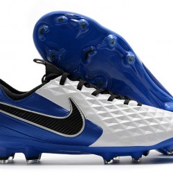 Kopačky Nike Tiempo Legend 8 Elite FG Bílá Modrý Černá 39-45