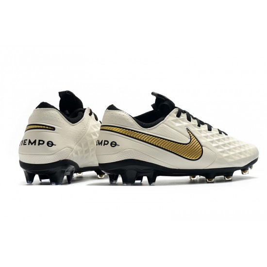 Kopačky Nike Tiempo Legend 8 Elite FG Bílá Zlato 39-45