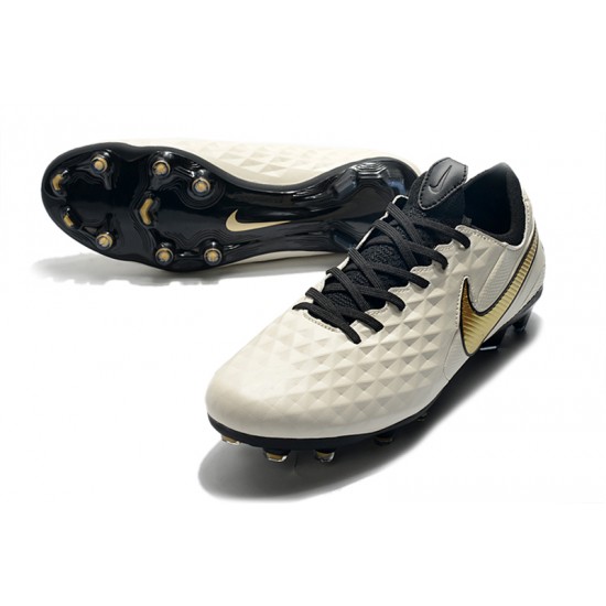 Kopačky Nike Tiempo Legend 8 Elite FG Bílá Zlato 39-45