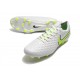 Kopačky Nike Tiempo Legend 8 Elite FG Bílá Zelená 39-45