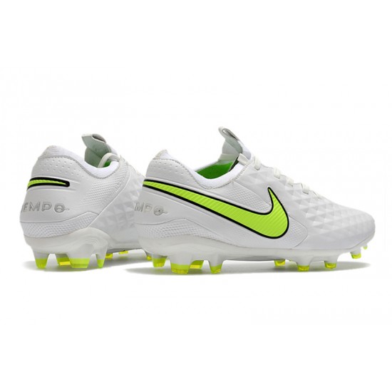 Kopačky Nike Tiempo Legend 8 Elite FG Bílá Zelená 39-45