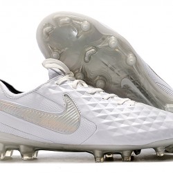 Kopačky Nike Tiempo Legend 8 Elite FG Bílá Stříbro 39-45