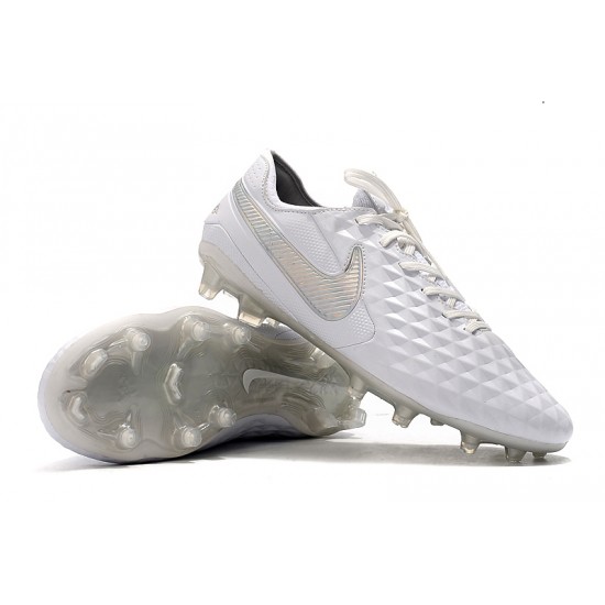 Kopačky Nike Tiempo Legend 8 Elite FG Bílá Stříbro 39-45