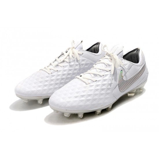 Kopačky Nike Tiempo Legend 8 Elite FG Bílá Stříbro 39-45