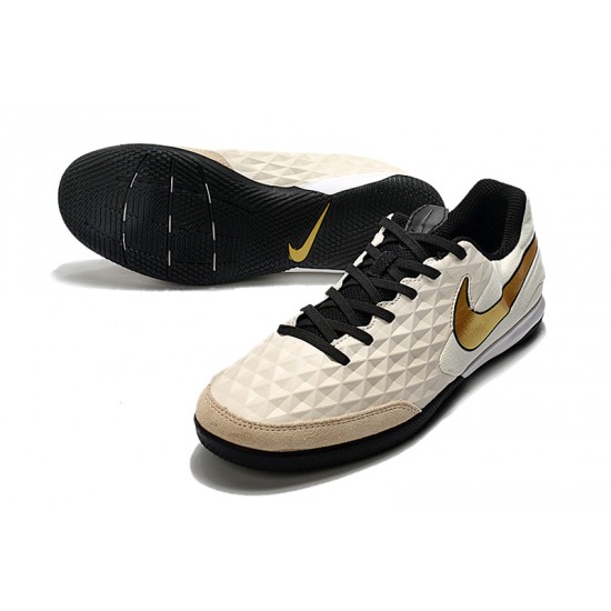 Kopačky Nike Legend VIII Academy IC Bílá Zlato 39-45