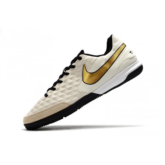 Kopačky Nike Legend VIII Academy IC Bílá Zlato 39-45