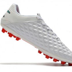 Kopačky Nike Tiempo Legend VIII Acadermy AG Bílá Růžový Modrý 39-45