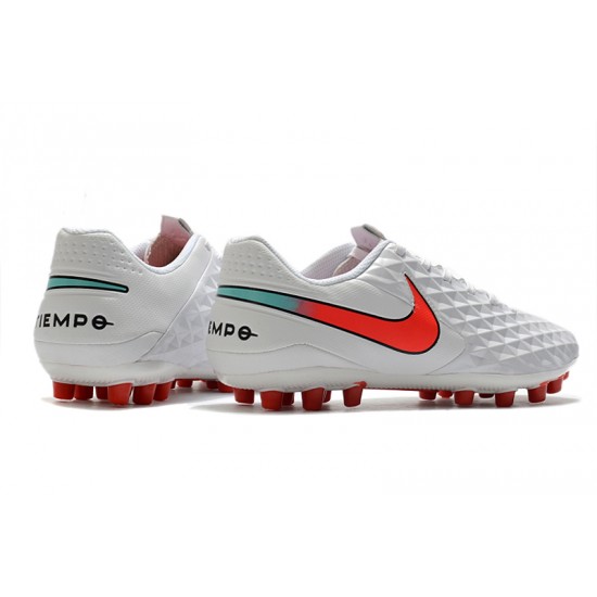 Kopačky Nike Tiempo Legend VIII Acadermy AG Bílá Růžový Modrý 39-45