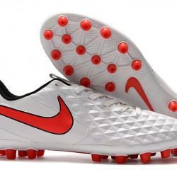 Kopačky Nike Tiempo Legend VIII Acadermy AG Bílá Červené 39-45