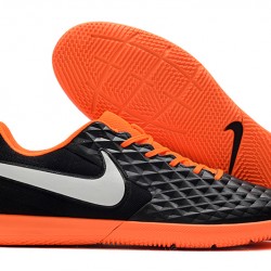 Kopačky Nike Tiempo Legend VIII Club IC Černá Šedá oranžový 39-45