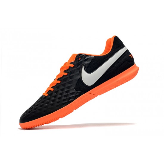 Kopačky Nike Tiempo Legend VIII Club IC Černá Šedá oranžový 39-45