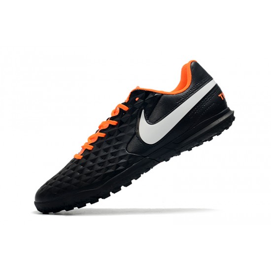 Kopačky Nike Tiempo Legend VIII Club TF Černá Šedá oranžový 39-45