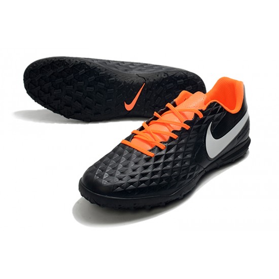 Kopačky Nike Tiempo Legend VIII Club TF Černá Šedá oranžový 39-45