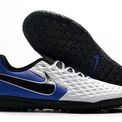 Kopačky Nike Tiempo Legend VIII Club TF Bílá Modrý Černá 39-45