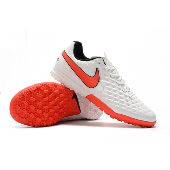 Kopačky Nike Tiempo Legend VIII Club TF Bílá oranžový 39-45