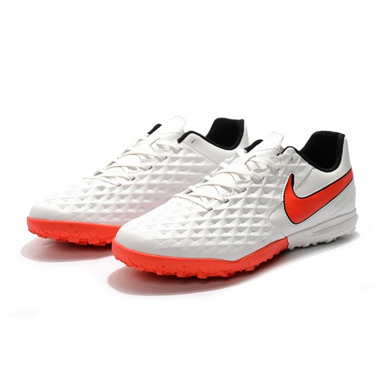 Kopačky Nike Tiempo Legend VIII Club TF Bílá oranžový 39-45