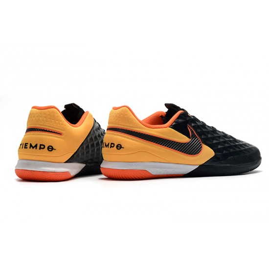 Kopačky Nike Tiempo Lunar Legend VIII Pro IC Černá oranžový 39-45