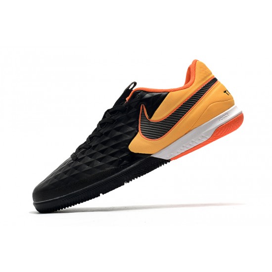 Kopačky Nike Tiempo Lunar Legend VIII Pro IC Černá oranžový 39-45