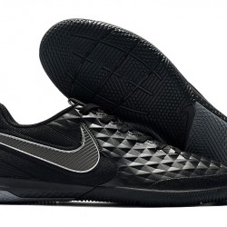 Kopačky Nike Tiempo Lunar Legend VIII Pro IC Černá Stříbro 39-45