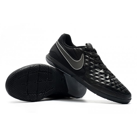 Kopačky Nike Tiempo Lunar Legend VIII Pro IC Černá Stříbro 39-45