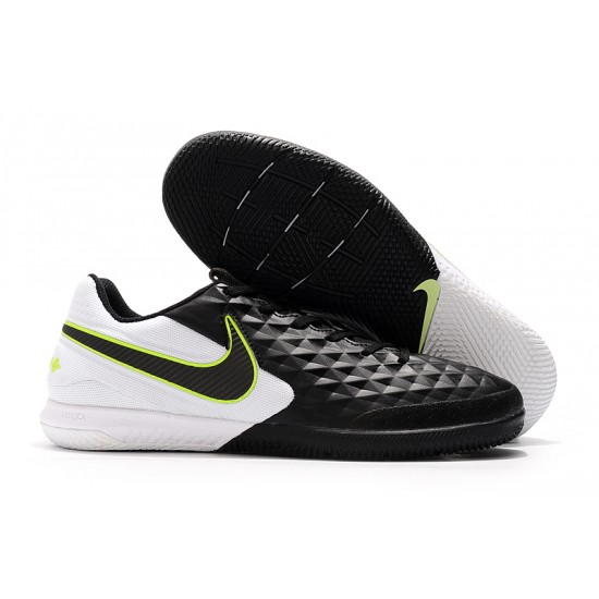 Kopačky Nike Tiempo Lunar Legend VIII Pro IC Černá Bílá Zelená 39-45