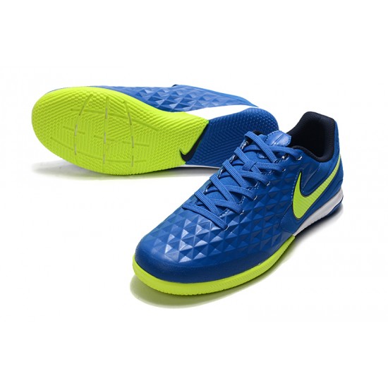 Kopačky Nike Tiempo Lunar Legend VIII Pro IC Modrý Zelená 39-45