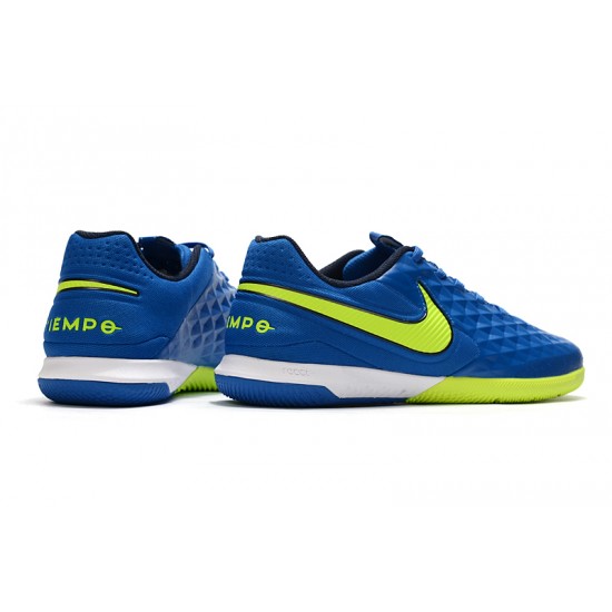 Kopačky Nike Tiempo Lunar Legend VIII Pro IC Modrý Zelená 39-45