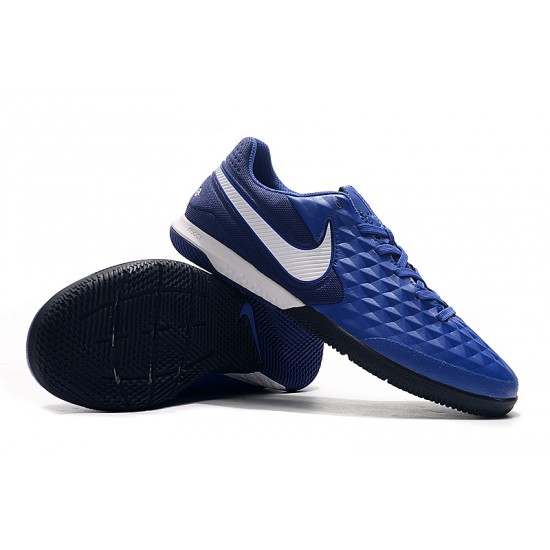 Kopačky Nike Tiempo Lunar Legend VIII Pro IC Modrý Bílá 39-45