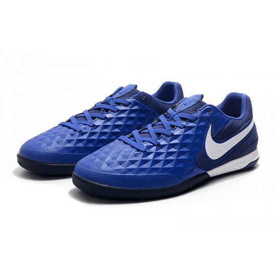 Kopačky Nike Tiempo Lunar Legend VIII Pro IC Modrý Bílá 39-45