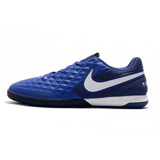 Kopačky Nike Tiempo Lunar Legend VIII Pro IC Modrý Bílá 39-45