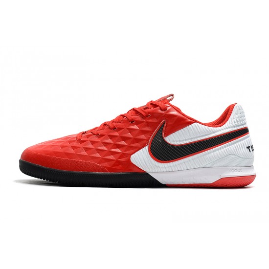 Kopačky Nike Tiempo Lunar Legend VIII Pro IC Červené Bílá Černá 39-45