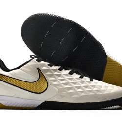 Kopačky Nike Tiempo Lunar Legend VIII Pro IC Bílá Zlato 39-45