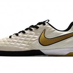 Kopačky Nike Tiempo Lunar Legend VIII Pro IC Bílá Zlato 39-45