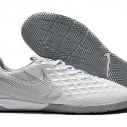 Kopačky Nike Tiempo Lunar Legend VIII Pro IC Bílá Šedá 39-45