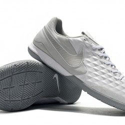 Kopačky Nike Tiempo Lunar Legend VIII Pro IC Bílá Šedá 39-45