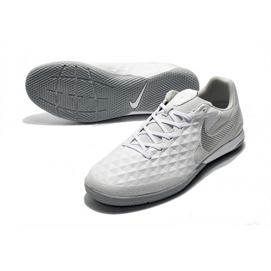 Kopačky Nike Tiempo Lunar Legend VIII Pro IC Bílá Šedá 39-45