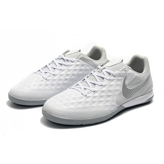 Kopačky Nike Tiempo Lunar Legend VIII Pro IC Bílá Šedá 39-45