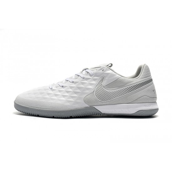 Kopačky Nike Tiempo Lunar Legend VIII Pro IC Bílá Šedá 39-45