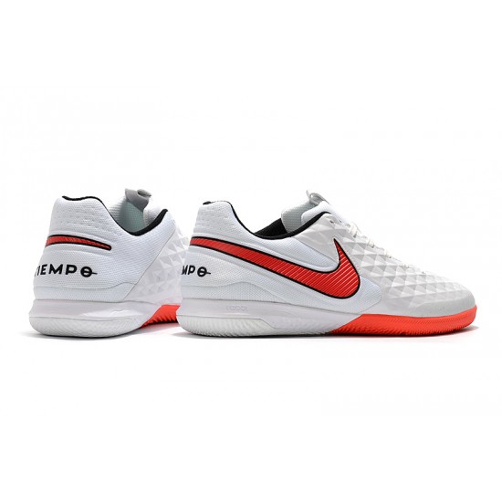 Kopačky Nike Tiempo Lunar Legend VIII Pro IC Bílá Červené 39-45