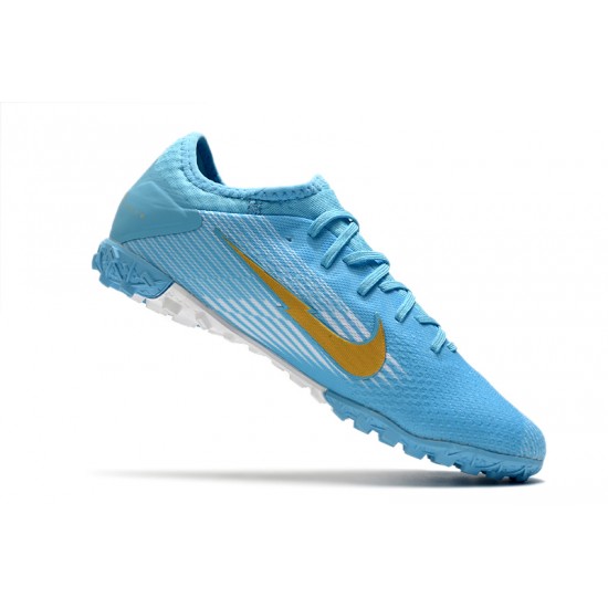 Kopačky Nike Vapor 13 Pro TF Modrý Bílá Zlato 39-45