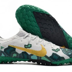 Kopačky Nike Vapor 13 Pro TF Bílá Zelená Zlato 39-45